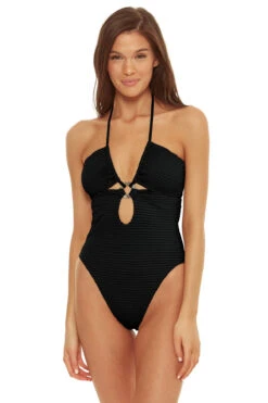 Multi-Way Maillot One Piece Swimsuit 11 Multi-Way Maillot One Piece Swimsuit -Shoreline Trendy 4711144 One Piece Swimsuit Black Front2