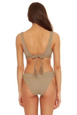 V-Wire Banded Underwire Bikini Top 6 V-Wire Banded Underwire Bikini Top -Shoreline Trendy 4713124 Bikini Top Truffle Back