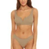 V-Wire Banded Underwire Bikini Top -Shoreline Trendy 4713124 Bikini Top Truffle Front