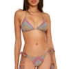 Cheryl Triangle Bikini Top -Shoreline Trendy 503037 Bikini Top Multi Front1