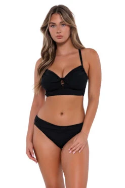 Colette Underwire Bralette Bikini Top (D+ Cup)