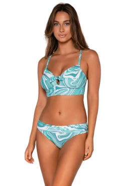 Colette Underwire Bralette Bikini Top (D+ Cup)