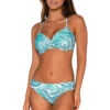 Crossroads Underwire Bikini Top (E-H Cup) 2 Crossroads Underwire Bikini Top (E-H Cup) -Shoreline Trendy 52TEFGMOTID Bikini Top Moon Tide Front