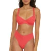 Lana Underwire Bikini Top -Shoreline Trendy 542347 Bikini Top Paprika Front