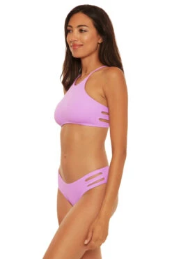 Harley High Neck Bikini Top -Shoreline Trendy 549327 Bikini Top Orchid Side
