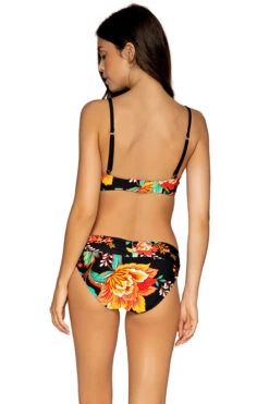 Kauai Keyhole Underwire Bikini Top (D+ Cup) -Shoreline Trendy 54TMIDIP Bikini Top Midnight In Paris Back