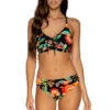 Kauai Keyhole Underwire Bikini Top (D+ Cup) 1 Kauai Keyhole Underwire Bikini Top (D+ Cup) -Shoreline Trendy 54TMIDIP Bikini Top Midnight In Paris Front