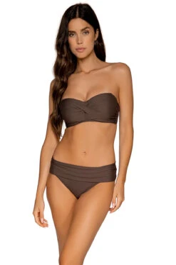 Iconic Twist Underwire Bandeau Bikini Top (E-H Cup)