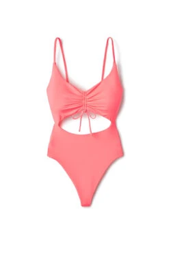 Santa Monica Monokini Cutout One Piece Swimsuit -Shoreline Trendy 5621138 One Piece Swimsuit Popsicle Laydown
