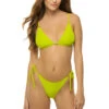 Tulum Triangle Bikini Top -Shoreline Trendy 5679038 Bikini Top Lemon Front