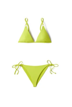 Tulum Triangle Bikini Top -Shoreline Trendy 5679038 Bikini Top Lemon Laydown