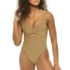 Waikiki One Piece Swimsuit -Shoreline Trendy 5691138 One Piece Swimsuit Coconut Front