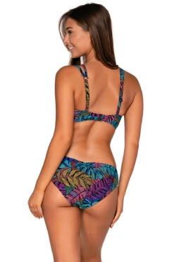 Shoreline Trendy -Shoreline Trendy 56TEFGPANPA Bikini Top Panama Palms Back