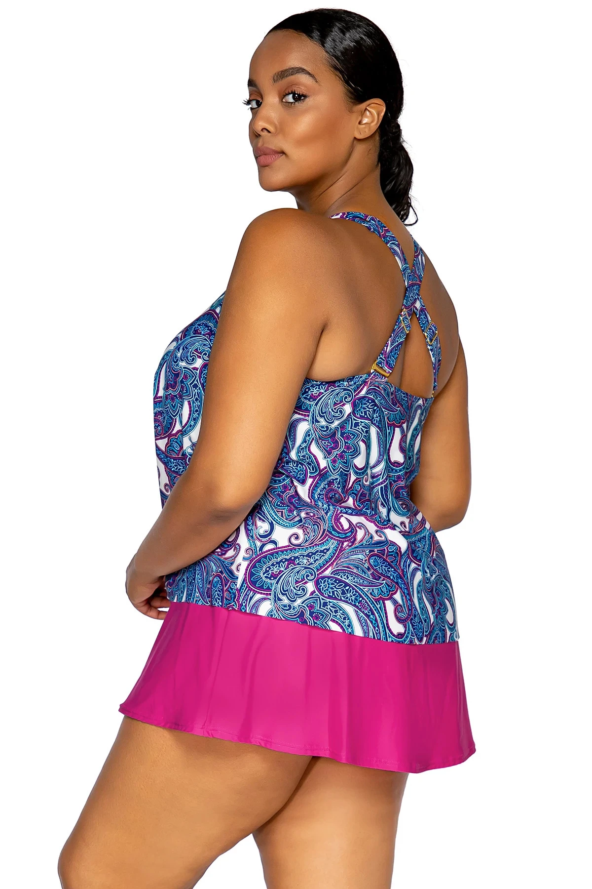 Sadie High Neck Tankini Top 4 Sadie High Neck Tankini Top - Image 2