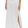 Gauzy Maxi Skirt -Shoreline Trendy 6070371 Apparel Bottom White Front
