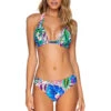 Marilyn Sliding Halter Bikini Top -Shoreline Trendy 64TISSAF Bikini Top Island Safari Front