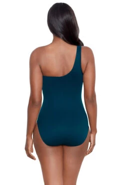 Miraclesuit Network Jena Asymmetrical One Piece 6 Miraclesuit Network Jena Asymmetrical One Piece -Shoreline Trendy 6516615 One Piece Swimsuit Nova Green Back