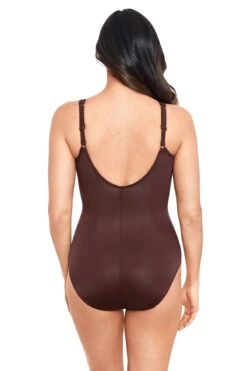 Miraclesuit Madero Underwire One Piece Swimsuit -Shoreline Trendy 6516665 One Piece Swimsuit Sumatra Back