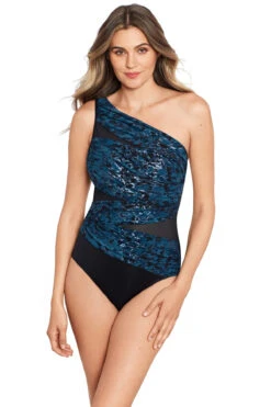 Miraclesuit Jena Asymmetrical One Piece Swimsuit