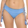 Emily Crochet Tie Side Hipster Bikini Bottom -Shoreline Trendy 714437 Bikini Bottom Coastline Front