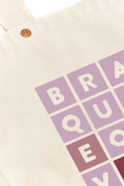 Women's Equality Tote 9 Women's Equality Tote -Shoreline Trendy 72 FBAGSP22WD Bag Natural Purple Front2