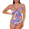 Elsie Tankini Top (E-H Cup) -Shoreline Trendy 738TEFGOPALE Tankini Top Opalescent Front