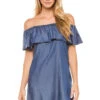 Tommy Bahama Off The Shoulder Dress -Shoreline Trendy 79633 CHB 102862