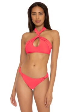 Aspen High Neck Halter Bikini Top