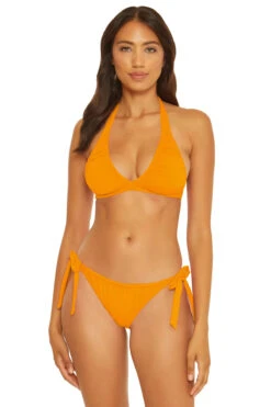 Amari Halter Banded Bikini Top