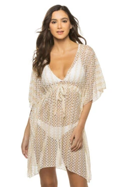 Metallic Stripe Tunic