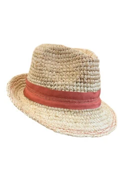 Tarboush Grosgrain Topstitched Fedora