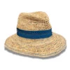 Shady Tarboush Hat -Shoreline Trendy 8744 Hat Teal Camel Front