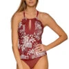 Mia High Neck Tankini Top