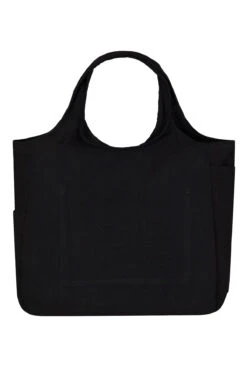 Palm Tree Tote -Shoreline Trendy 9001 CNV 14706 Bag Black Back