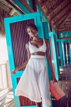 Ball Drop Earrings -Shoreline Trendy 91082 TAN 131019