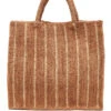 Veneto Stripe Tote -Shoreline Trendy 9319 TN Bag Natural Front