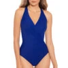 Miraclesuit Rock Solid Wrapsody Surplice One Piece Swimsuit