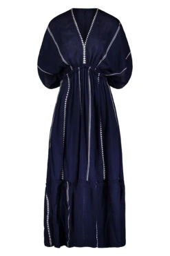 Nunu Plunge Maxi Dress 8 Nunu Plunge Maxi Dress -Shoreline Trendy 99980 NV 166748