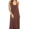 Antigua Maxi Dress 2 Antigua Maxi Dress -Shoreline Trendy ANTIGUA Apparel Dress Oxblood Front
