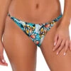 Leah Tab Side Hipster Bikini Bottom -Shoreline Trendy B302BPACGR Bikini Bottom Pacific Grove Front