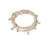 Nova Stacking Shell Bracelet 1 Nova Stacking Shell Bracelet -Shoreline Trendy BA20768 Bracelet Natural Front