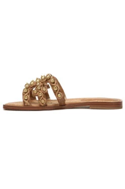 Sam Edelman Bay Soleil Slides -Shoreline Trendy BAY SOLEIL Shoe Cuoio Side1