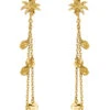 Bongo Drop Earrings -Shoreline Trendy BONGO Earrings Blanc Front