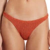 Vista Brazilian Bikini Bottom -Shoreline Trendy BOUND369W Bikini Bottom Coral Lurex Front