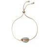 Puka Shell Bracelet -Shoreline Trendy BR22 27 Bracelet Turquoise Front