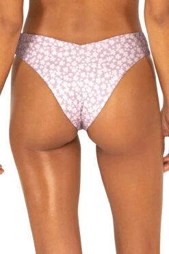 Ryan Brazilian Bikini Bottom -Shoreline Trendy BSW PURPLE LILF Bottoms Back 102232