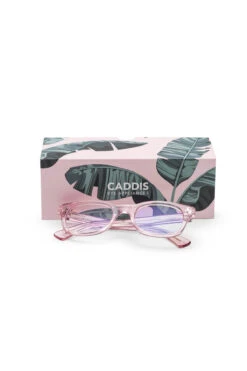 Bixby Blue Light Filter Glasses -Shoreline Trendy CADD PINK PCPIN Reading20Glasses Front 101583