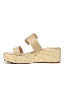 Sam Edelman Chase Espadrille Wedge -Shoreline Trendy CHASE Shoe Egg Shell Side1