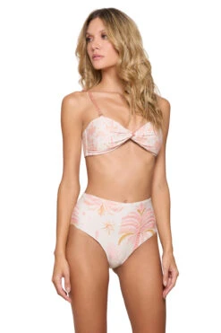 Metallic Reversible Bandeau Bikini Top -Shoreline Trendy CL23251B Bikini Top Canyon Sunset Reverse