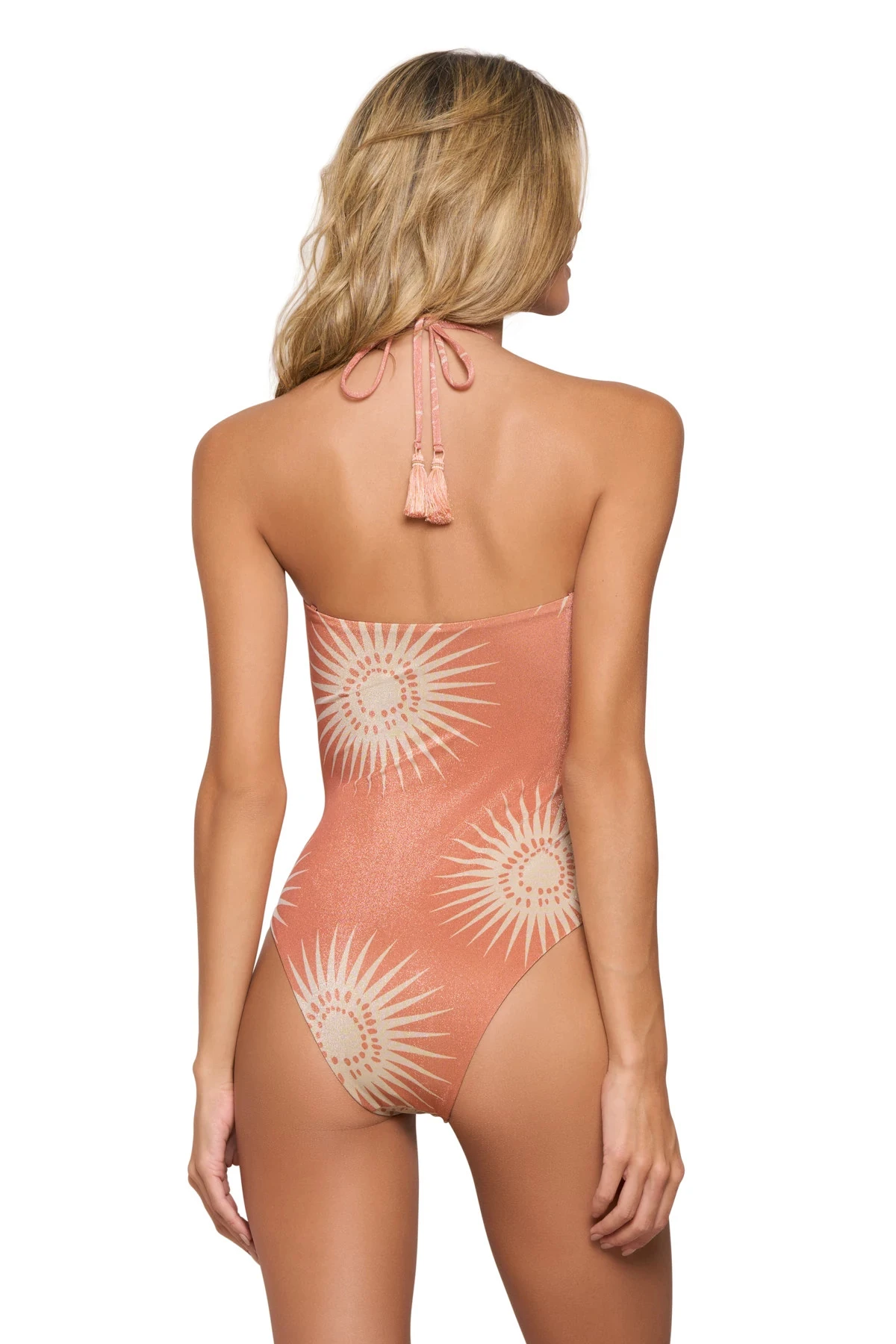 Metallic Cutout One Piece Swimsuit 4 Metallic Cutout One Piece Swimsuit - Image 2